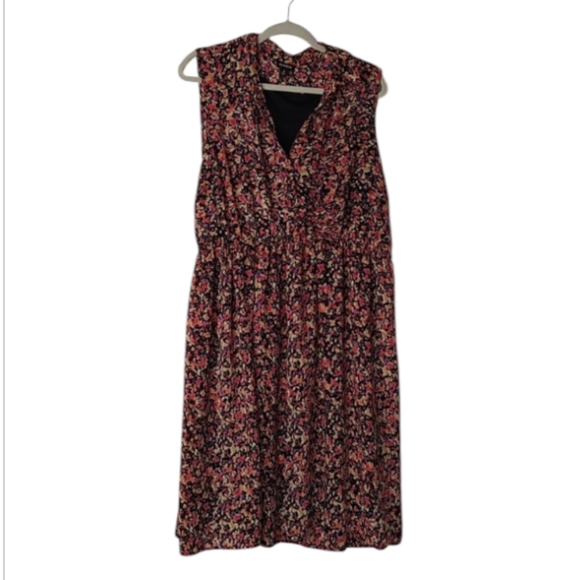 Torrid Sleeveless Collar Button Down Elastic Waist Dress Size 3 - Picture 1 of 5